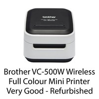 Brother VC-500W Wireless Full Colour Label and Photo Mini Printer