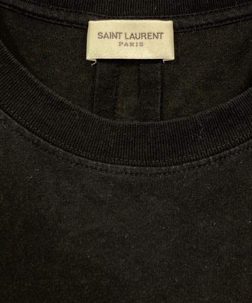 T shirt S Saint Laurent Parigi stampa stella di luna