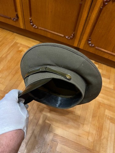 Chapeau visière officier de campagne armée soviétique 1987 taille originale - Photo 12/13