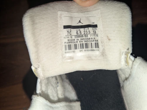 Taglia 7c (PS) Jordan 11 Retro 2019 pelle di serpente blu navy bassa. Bisogno di corde.