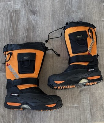 Rare Orange Baffin Polar Proven Endurance Snow Boots Waterproof Mens size 11