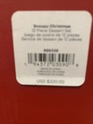 Lenox Snoopy Christmas 12 Piece  Set New In Box $320 — photo 4