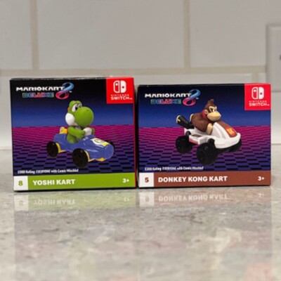 Mario Kart Nintendo Switch Donkey Kong # 5 & Yoshi #8 McDonald's Happy Meal 2024