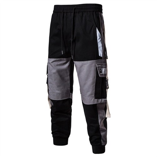 Pantaloni cargo da jogging da uomo sportivi da corsa pantaloni della tuta casual hip hop - Foto 3 di 8
