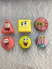 SPONGEBOB JIBBITZ SPONGEBOB SHOE CHARMS GARY THE SNAIL JIBBITZ PATRICK JIBBITZ