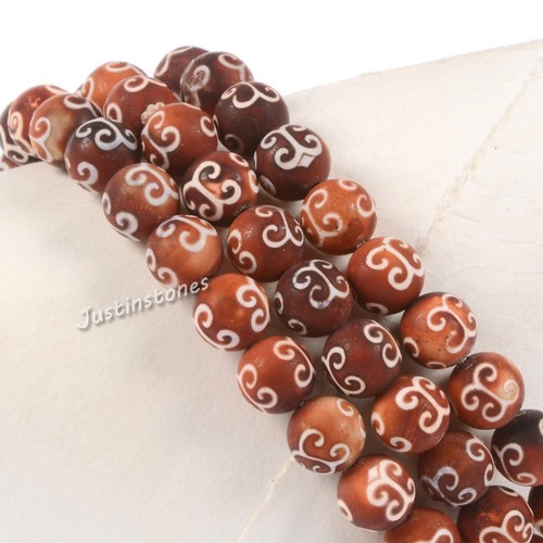 8mm Fashion round gemstone beads stretchable bracelet 7" - Picture 175 of 286