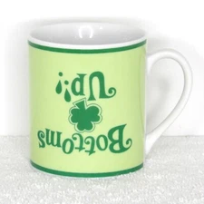 Amscan Inc. "Bottoms Up" Shamrock Saint Patrick's Day Coffee/Tea Mug