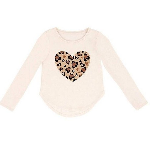Prendas para el torso de manga larga para niñas con estampado de animales/bling conjunto de dos 7/8 (555) - Imagen 6 de 10