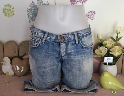 Vêtement occasion femme : Pantacourt / Bermuda en Jeans " Kaporal " - T : 36 - Photo 1/3