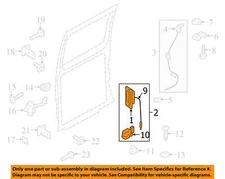 FORD OEM 92-14 E-150 Club Wagon Lock Hardware-Handle, Outside 8C2Z15431A03A
