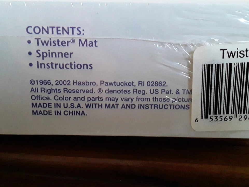 Twister Board Game New Sealed 2002 Hasbro Milton Bradley - Image 2 of 4