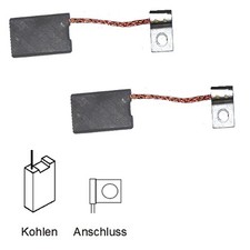 Kohlebürsten Motorkohlen Bosch USH10,1201,1201.8,1201.9 - 6,4x12,5x22mm (2056)