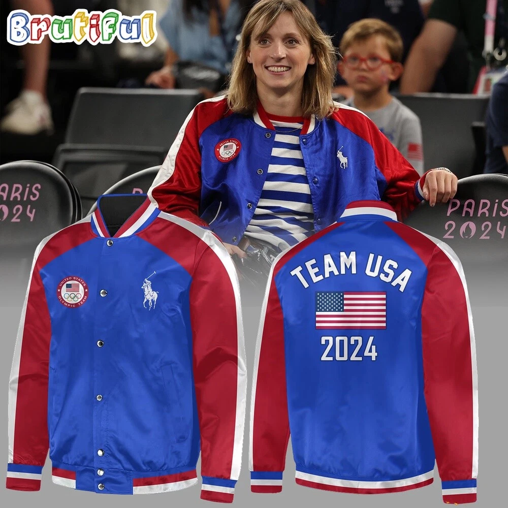 Team USA 2024 Olympic Game Baseball Jacket