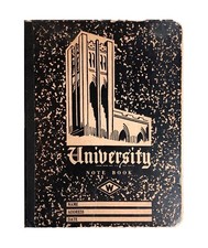 Woolworth University Note Book Composition Lined Paper Cathedral Learning 8x10"