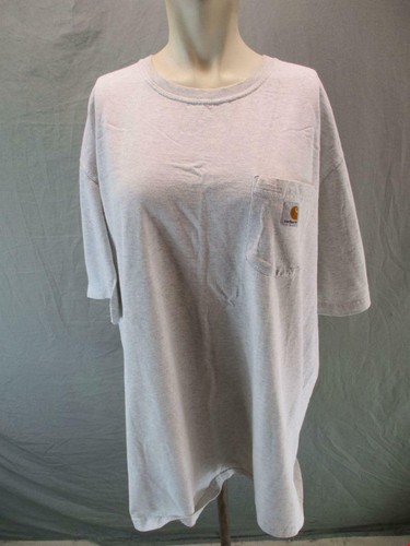 Carhartt Size XLT Mens Gray 100% Cotton 