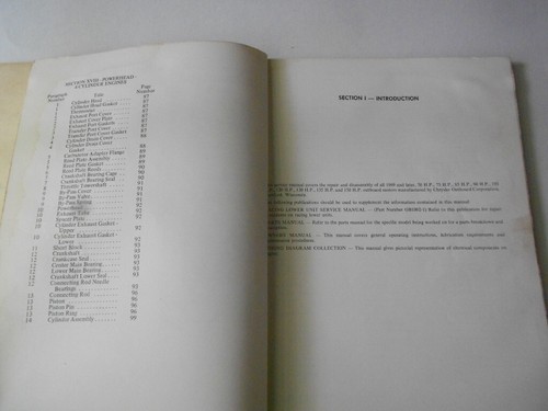 Chrysler Outboard Motor 3 & 4 Cylinder Service Repair Manual Original Info - Picture 4 of 12
