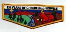 Boy Scout OA 428 Loquanne Allangwh 190 Wisawanik 110 Years Joint Anniversary Fla