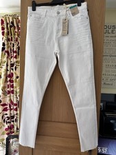 M&S The Ivy Skinny Mid Rise White Jeans - BNWT - Size 14 Regular