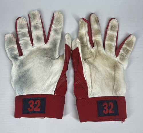 Orioles Nationals Cardinals Matt Wieters Game Used Batting Gloves - 第 1/4 張圖片