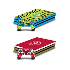 OFFICIAL ARSENAL FC 2023/24 CREST KIT VINYL SKIN DECAL FOR SONY PS4 PRO BUNDLE