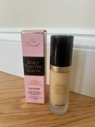 Too Faced Born This Way Matte Longwear Liquid Foundation - IVORY - NIB Full Sz - Picture 2 of 3