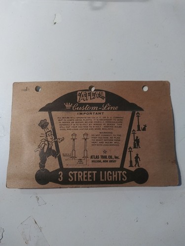 Atlas N Scale Train Model Boulevard Lamps #2951-150 Ships Fast - Picture 2 of 2