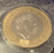 2017 Nations of the Crown Brilliant Uncirculated Leftie Lefty One Pound £1 coin