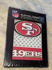  NFL Deck of Playing Cards Diamond Plated San Francisco 49ers NIB