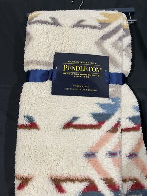 Pendleton Woolen Mills ブランケット Pendleton Woolen Mills Multicolor Aztec Sherpa Throw Blanket