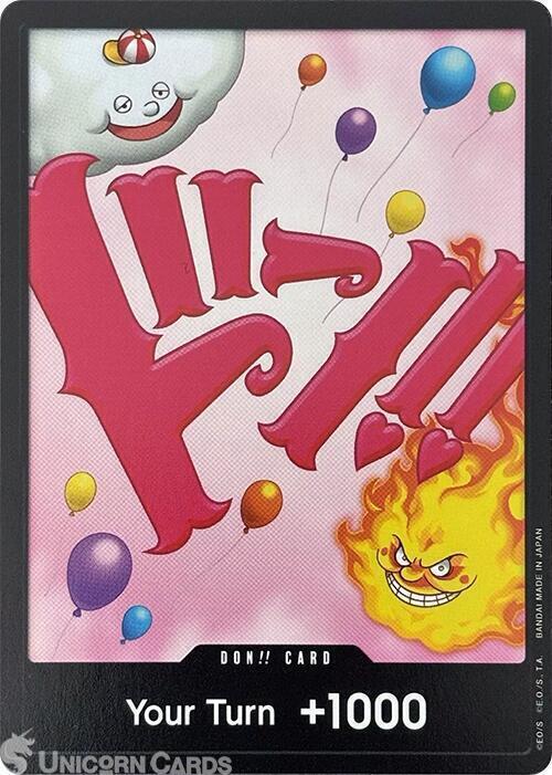 DON!! Card (Big Mom) : Foil English One Piece TCG Card : PRB01: One Piece Card T