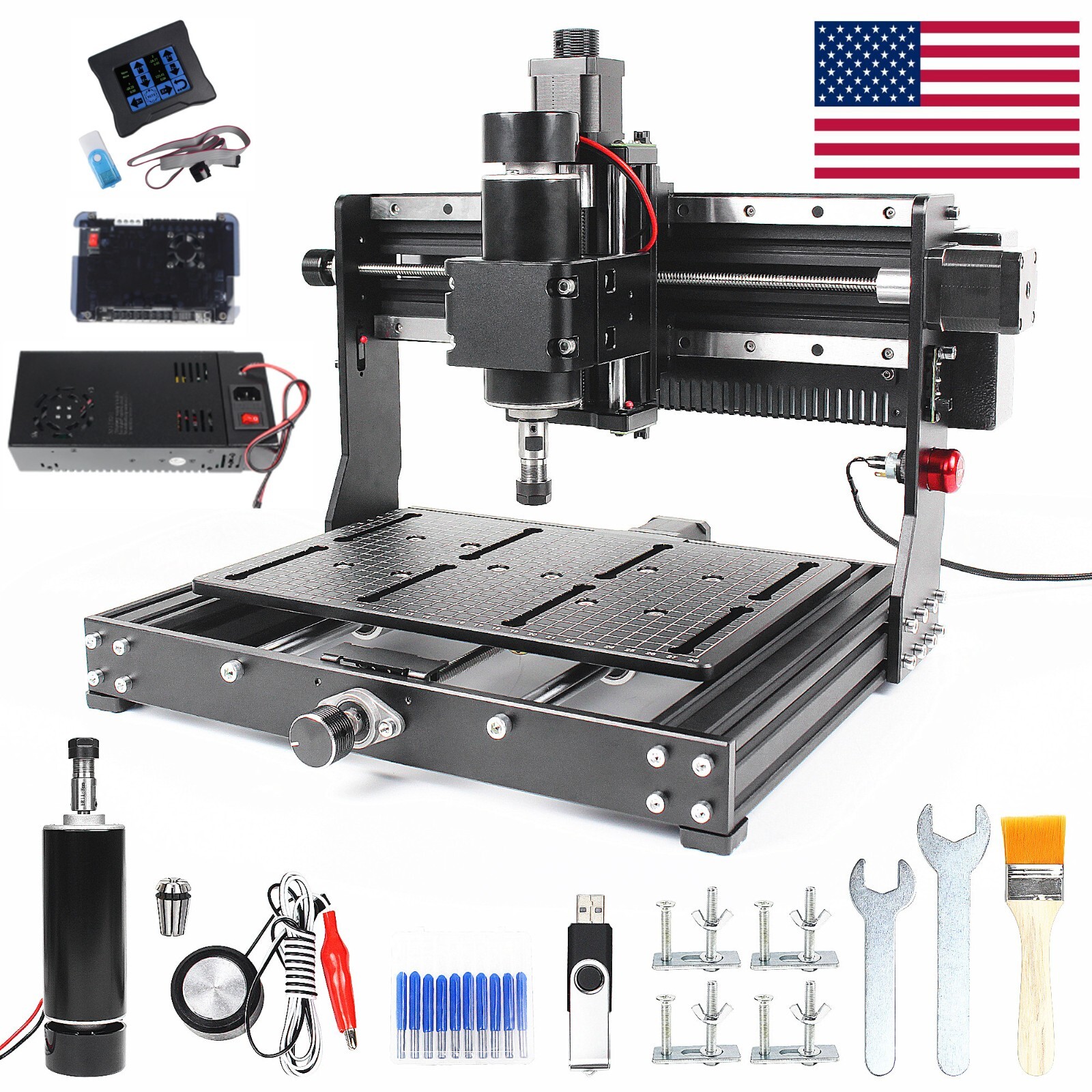 CNC 3020 Plus Milling Engraving Machine Wood Metal Cutting+T