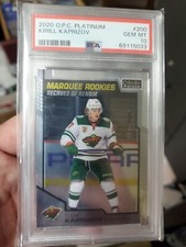KIRILL KAPRIZOV 2020-21 OPC PLATINUM BASE ROOKIE #200 PSA 10 GEM MINT WILD🔥