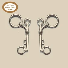 HORSING AROUND Traditional 1:9 Scale WEYMOUTH LONG SHANK COMBO BIT (Style #1)