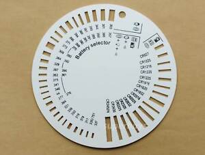 Details about Watch Button Cell Battery Type Size Measure Gauge Replace  Chart Selector
