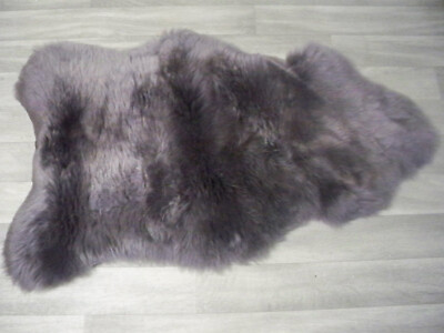 Schaffell Royal Dream Naturfell Echtfell Grau/silber ca  103 x 62 cm  O