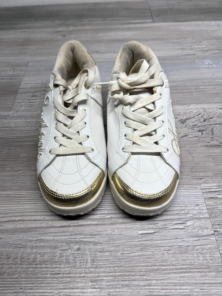 Southpole Zapatos Mujer 7 Polares Tenis Cuero Blanco Con Cordones Parte Superior Baja Comodidad Foto 2 de 4