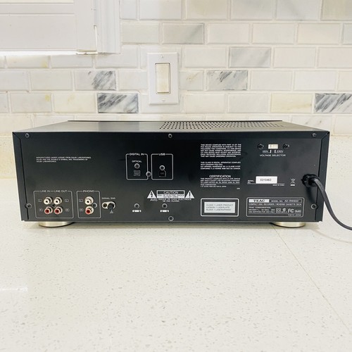 TEAC AD-RW900 Compact Disc Recorder Reverse Cassette Deck USB Black Read Below.. - Picture 19 of 24