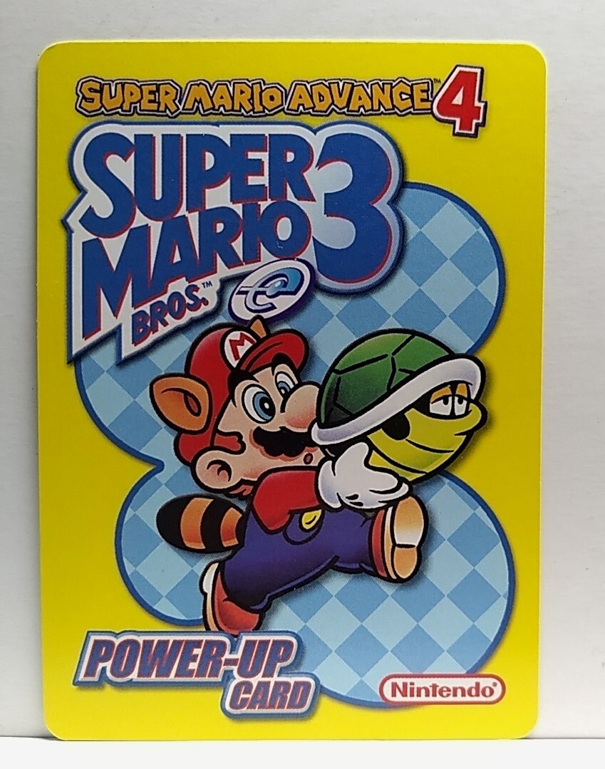 Super Mario Advance 4 e-Reader Card - Power Up Card -Item 04 - Frogsuit. Sm1-image