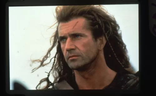 Mel Gibson Braveheart Rugged Warrior Portrait Original 35mm Transparency Stamped