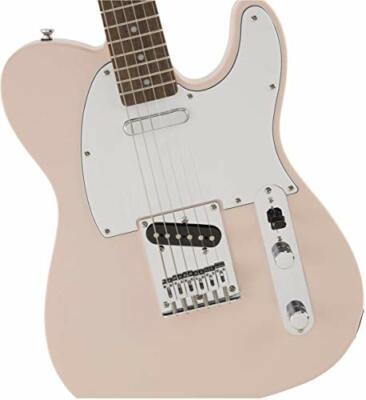 ギター Squier Telecaster affinity pink 2019 Squier Affinity Telecaster in Shell Pink with Laurel FB