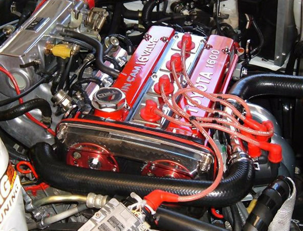 Zaklee Clear Timing Belt Cam Gear Timing Cover Toyota Corolla