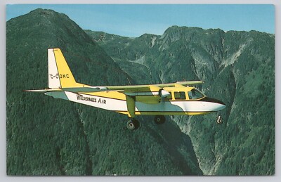 Postcard WILDERNESS AIRLINE, Ltd. Pilatus BN-2A-26 Islander C-GOMC MSN 10
