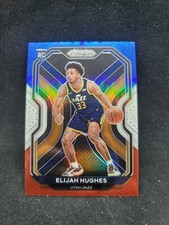 2020-21 elijah hughes red white blue prizm rookie utah jazz #271
