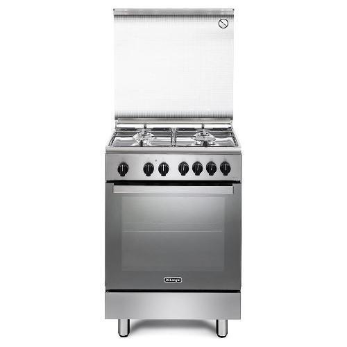 De Longhi Cucina a Gas con Forno Elettrico Ventilato 4 Fuochi 60x60 cm DMX64LSG - Foto 1 di 4