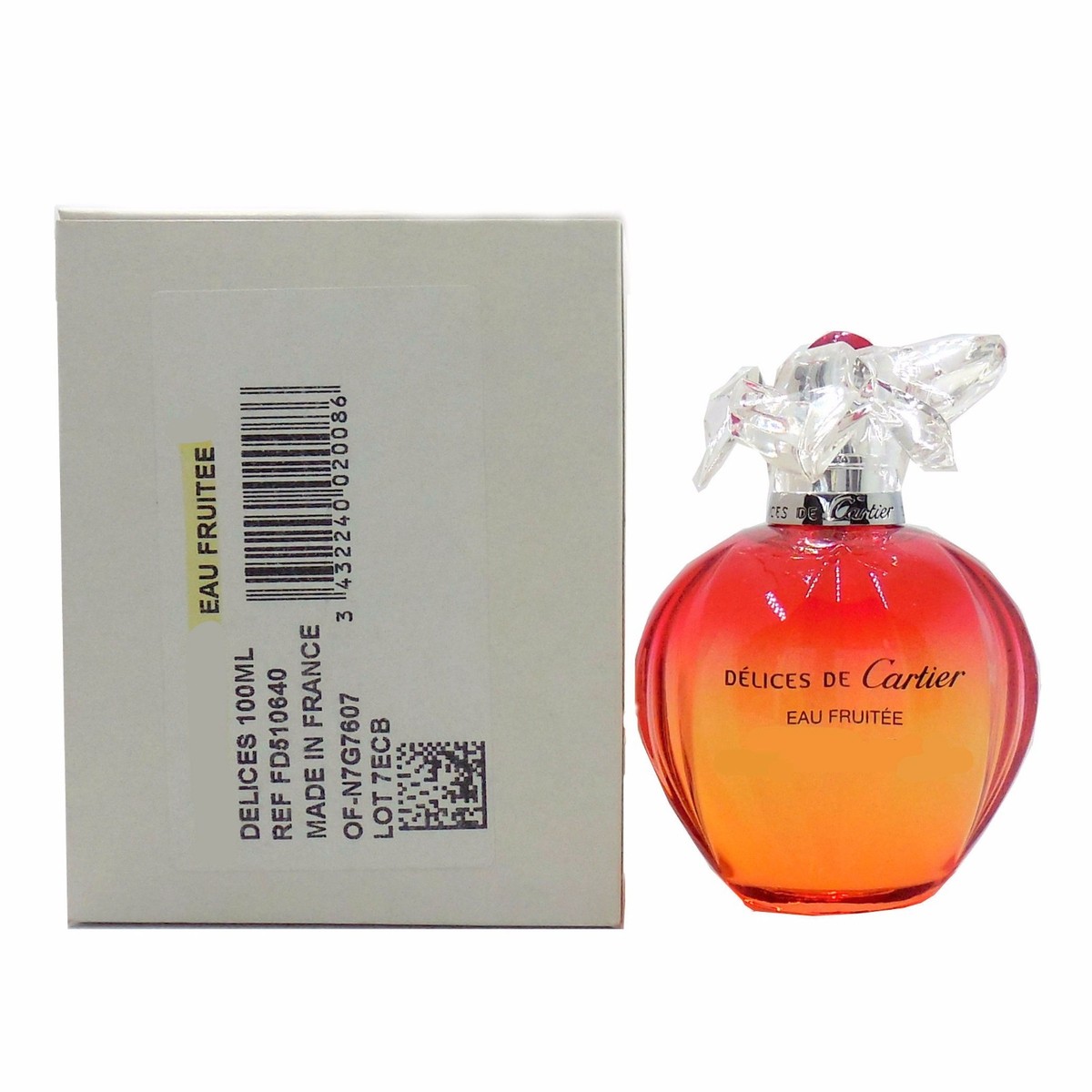 DELICES DE CARTIER EAU FRUITEE EAU DE TOILETTE SPRAY 100 ML / 3.3