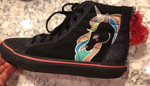 black unicorn vans