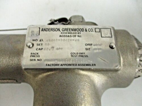 NEW ANDERSON GREENWOOD 3/4" PRESSURE VALVE JL14B-DS420-JG - Picture 2 of 4