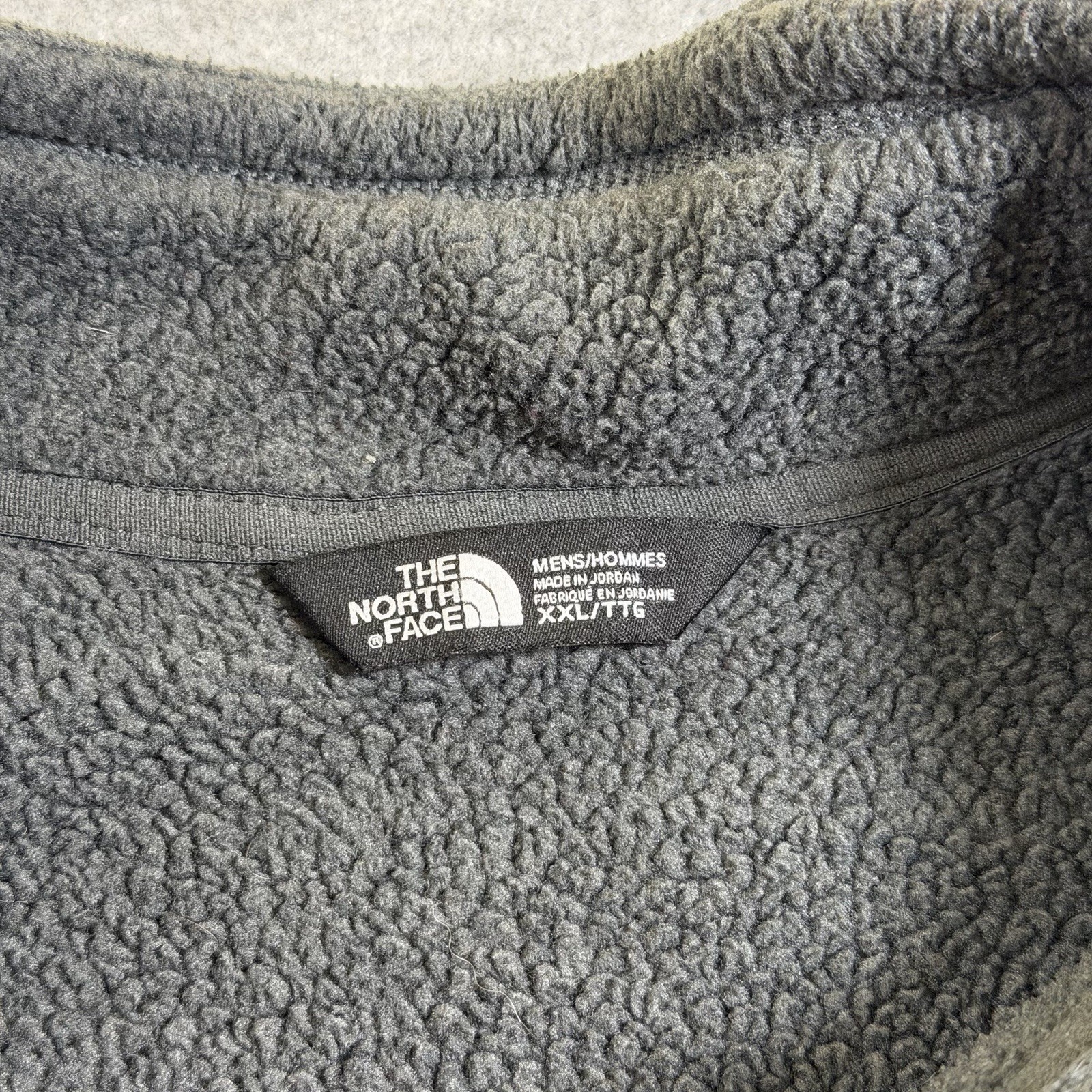 The North Face Gordon Lyons 1/4 Zip Fleece Mens 2XL Asphalt Gray Sweater Knit thumbnail 10