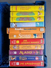 Kinderfilme VHS Video Kassetten Sammlung 11 Stück Konvolut