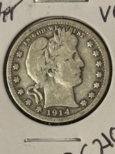 1914 Barber Quarter  *Nice Patina*